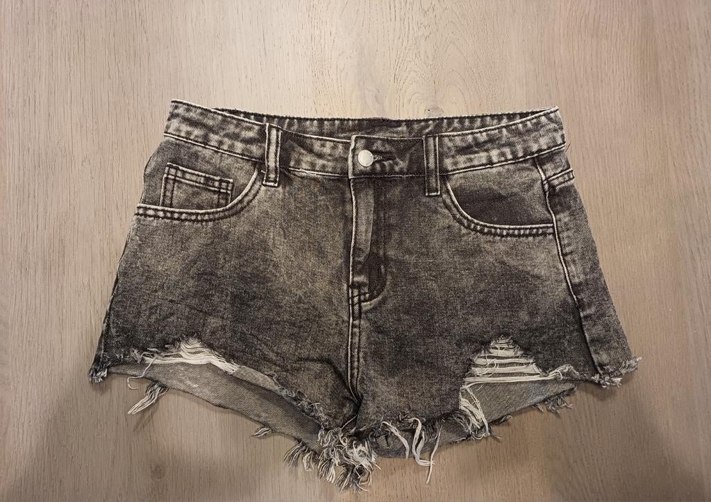 Stoere korte spijkerbroek Shein maat 158-164, Kinderen en Baby's, Kinderkleding | Maat 158, Broek, Meisje, Shein, Ophalen of Verzenden
