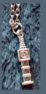 Ketting Big ben, Verzenden, Nieuw, Zilver, Met hanger