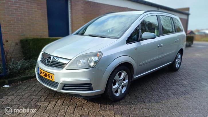 Opel Zafira 1.8 Enjoy 7 Zitter, Auto's, Opel, Bedrijf, Te koop, Zafira, ABS, Airbags, Airconditioning, Alarm, Centrale vergrendeling