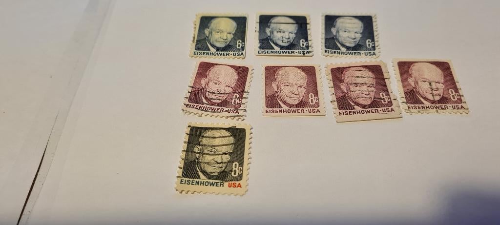 8008 usa dwight eisenhower, Postzegels en Munten, Verzenden, Noord-Amerika