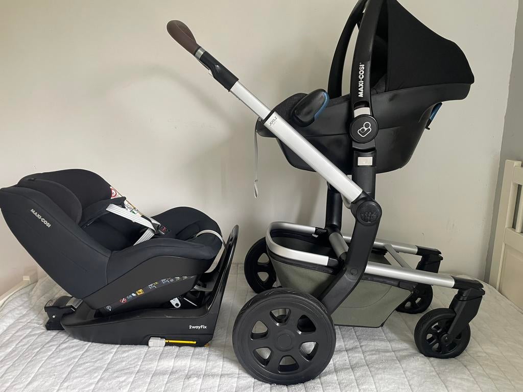 Joolz Day 3 + Green ISOFIX 360 omkeerbaar Peuterstoel zwart, Kinderen en Baby's, Kinderwagens en Combinaties, Zo goed als nieuw