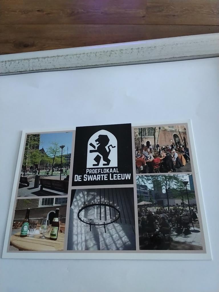 ROTTERDAM  PROEFLOKAAL DE ZWARTE LEEUW, Ophalen of Verzenden, Voor 1920, Zuid-Holland