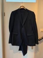 Stijlvol Donkerblauw Herenpak - Maat L, Kleding | Heren, Kostuums en Colberts, Maat 52/54 (L), Onbekend, Zwart, Ophalen of Verzenden