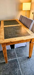 Prachtige Kloostertafel, Ophalen, Gebruikt, Past in landelijk/Industrieel, 200 cm of meer