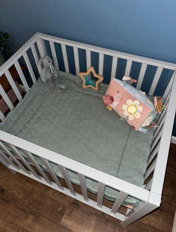 Grijze box, Kinderen en Baby's, Boxen, Ophalen, Gebruikt, Vierkant, Boxkleed