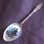 Verzilverde Lepel Suikerschep Friesland met Sjees Emaille, Verzenden