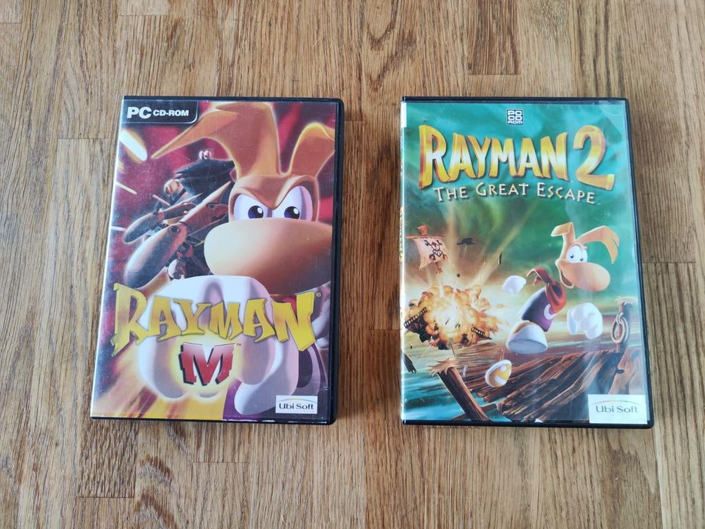 Rayman M & Rayman 2 The Great Escape PC games, Ophalen of Verzenden, Gebruikt, Avontuur en Actie, Vanaf 3 jaar