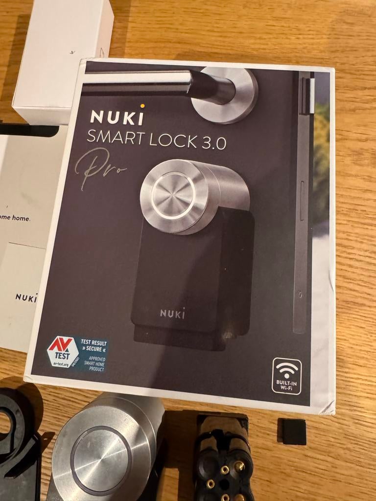 Nuki Smart Lock 3.0 Pro met oplaadbare batterij, compleet, Ophalen, Gebruikt, Overige materialen, Slot