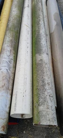 Meerdere gebruikte pvc buizen 160 mm, Ophalen, Gebruikt, Pvc, 6 meter of meer