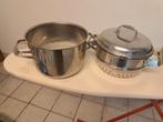 Stomer / Stoompan RVS, Huis en Inrichting, Keuken | Potten en Pannen, Ophalen, Gebruikt, Rvs, Kookpan of Snelkookpan