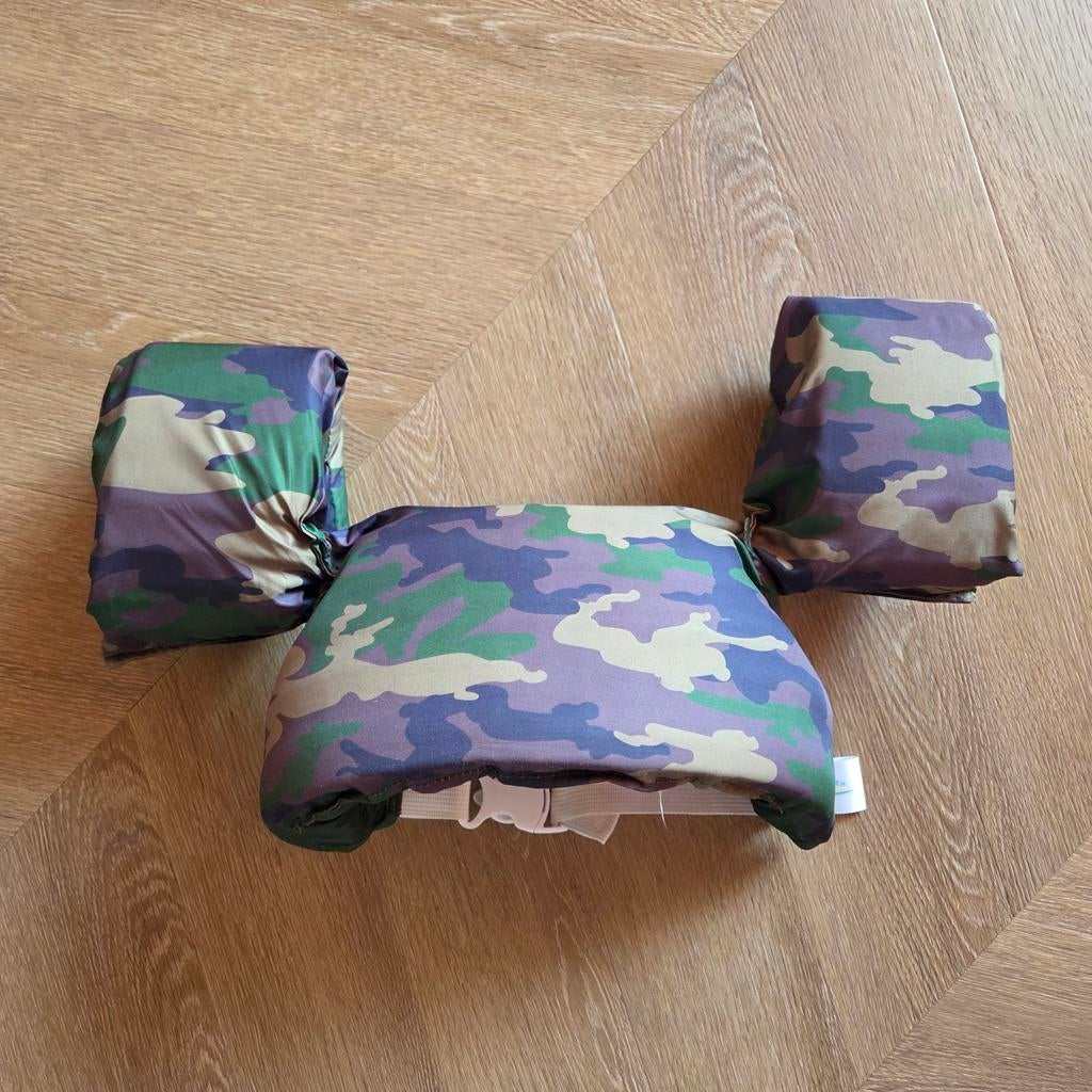 HappySwimmer - Puddle Jumper zwemvest legerprint, Kinderen en Baby's, Kinderkleding | Kinder-zwemkleding, Ophalen, Jongen of Meisje