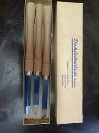 3 x Houtdraaibank gereedschap - houtbeitel - Gutsen - NIEUW, Ophalen of Verzenden, Nieuw, Onderdeel