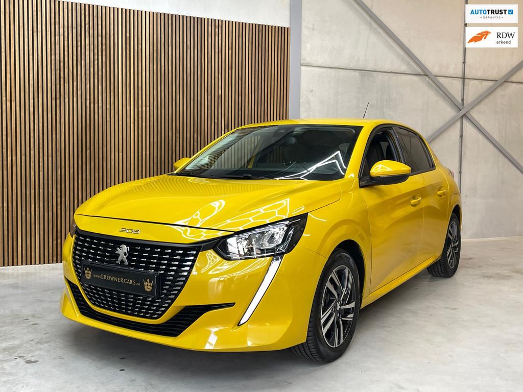 Peugeot 208 1.2 Turbo Allure Pack AUTOMAAT, 101 pk, Gebruikt, Leder en Stof, Bedrijf