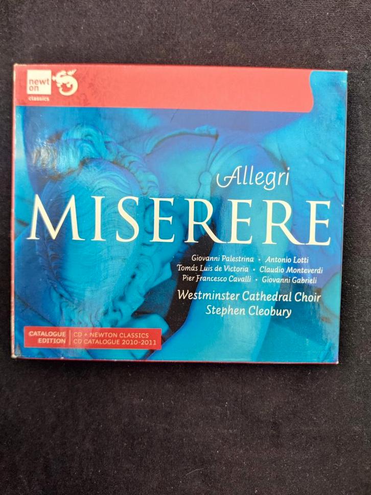 Allegri Miserere CD - Klassieke muziek, Cd's en Dvd's, Cd's | Klassiek, Ophalen of Verzenden