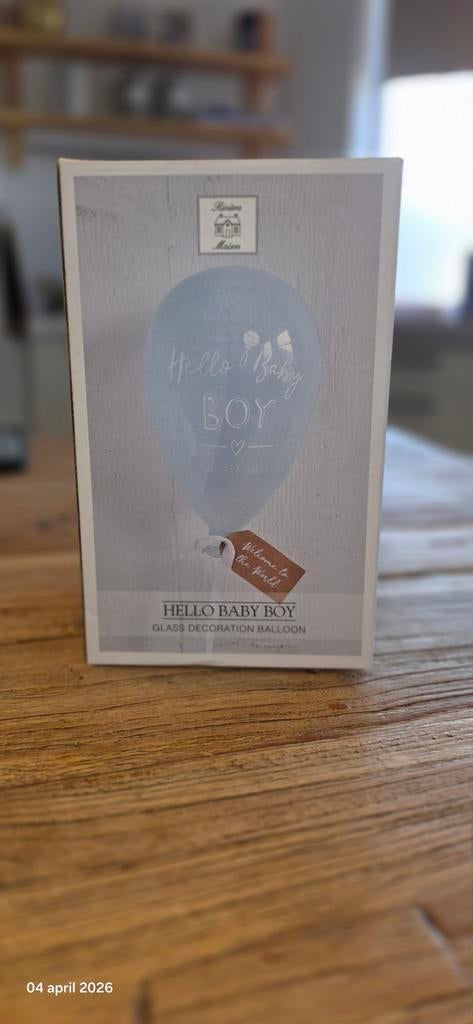 Riviera Maison glazen decoratie ballon, Kinderen en Baby's, Ophalen of Verzenden, Wanddecoratie