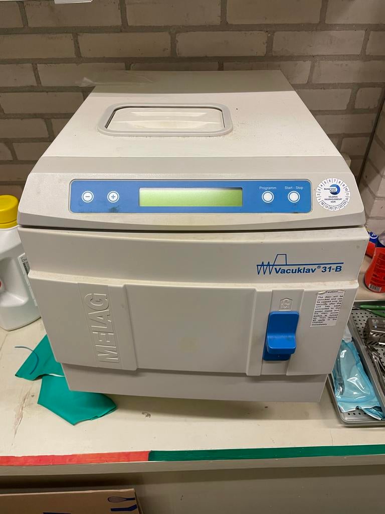 Melag Vacuklav 31 B Autoclaaf - Instrumenten Sterilisator, Ophalen, Gebruikt