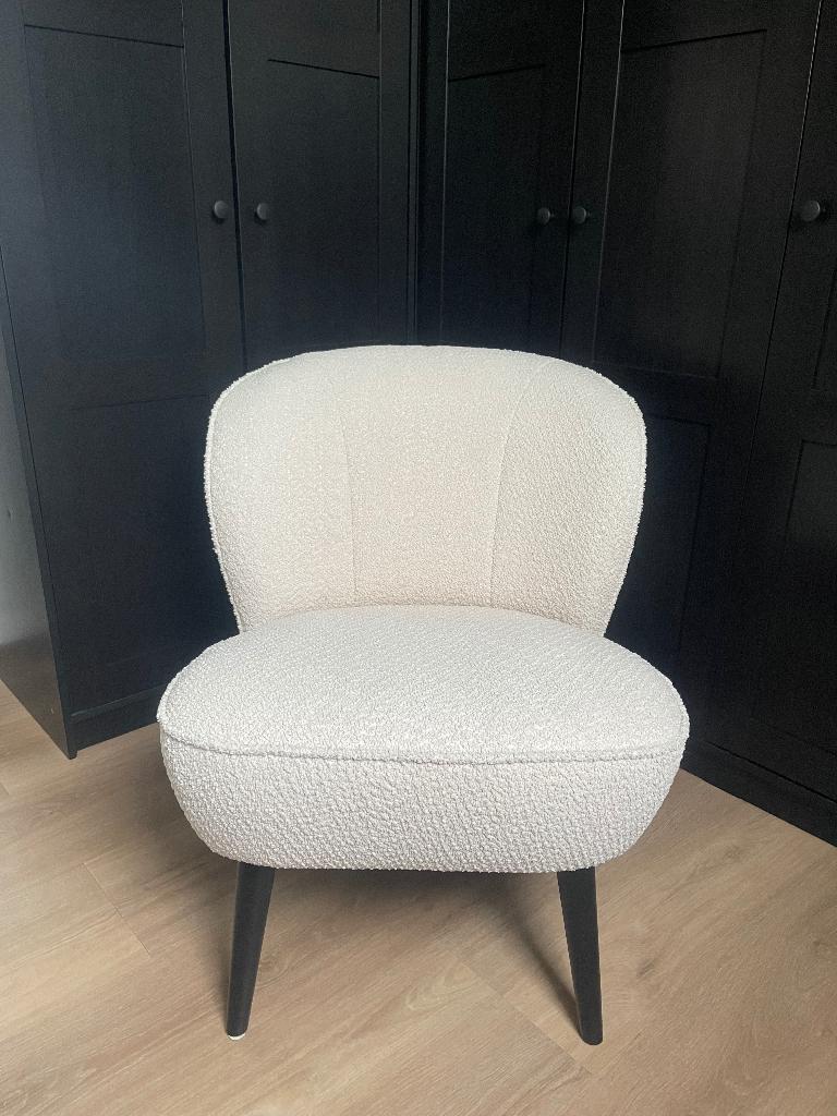 Z.G.A.N. Woood fauteuil. Nieuw €249,- nu €75,-, Ophalen, Minder dan 75 cm, Modern stijlvol wonen, Zo goed als nieuw