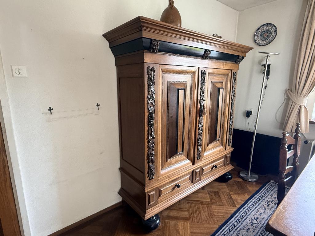 Antieke Kast eiken, Antiek en Kunst, Antiek | Meubels | Kasten, Ophalen