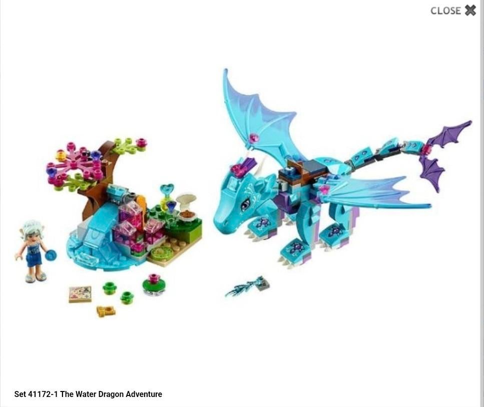 Lego Elves 41172. Water Dragon Adventure, Kinderen en Baby's, Speelgoed | Duplo en Lego, Ophalen of Verzenden, Gebruikt, Complete set