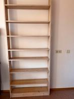 Hoge smalle houten kast - 215x90x8cm, Ophalen, Met plank(en), Gebruikt, 200 cm of meer