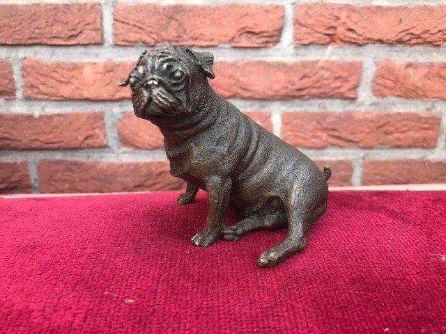 leuk bronzen beeldje, Engelse bulldog, Ophalen of Verzenden, Brons