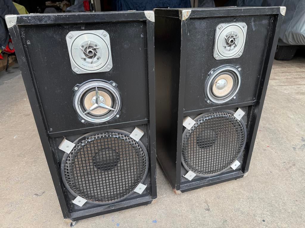 Speakers luidsprekers 175Watt, Audio, Tv en Foto, Luidsprekers, Zo goed als nieuw, 120 watt of meer, Front, Rear of Stereo speakers