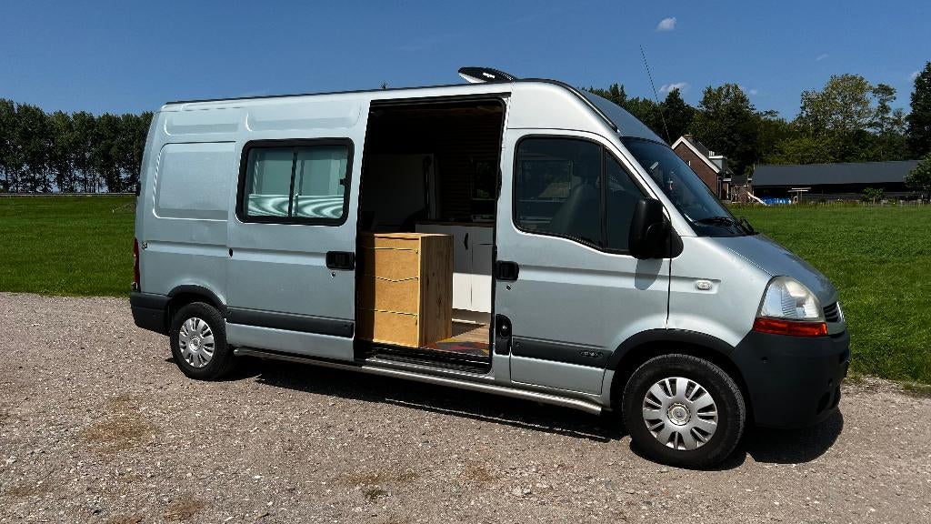 Renault Master camper L3H2 (2009) – off-grid, instapklaar, Caravans en Kamperen, Campers, Overige merken, Buscamper of Camperbus