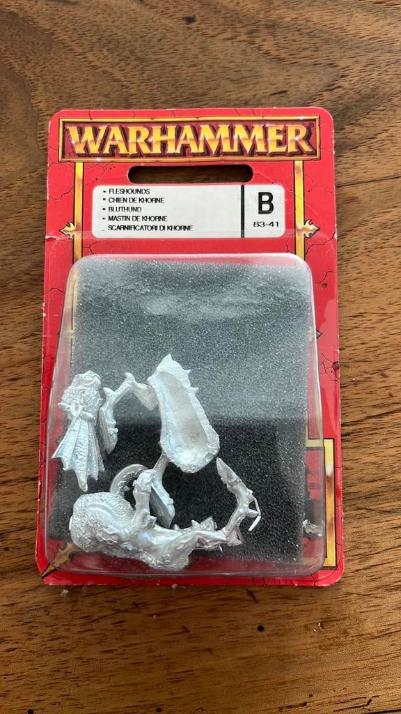 Fleshhound of Khorne Warhammer, Hobby en Vrije tijd, Wargaming, Ophalen of Verzenden, Zo goed als nieuw, Warhammer, Figuurtje(s)