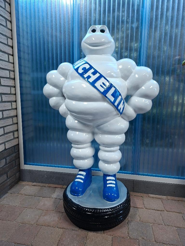 Michelin pop zeer groot 125 cm Michelin man, Ophalen, Nieuw, Reclamebord