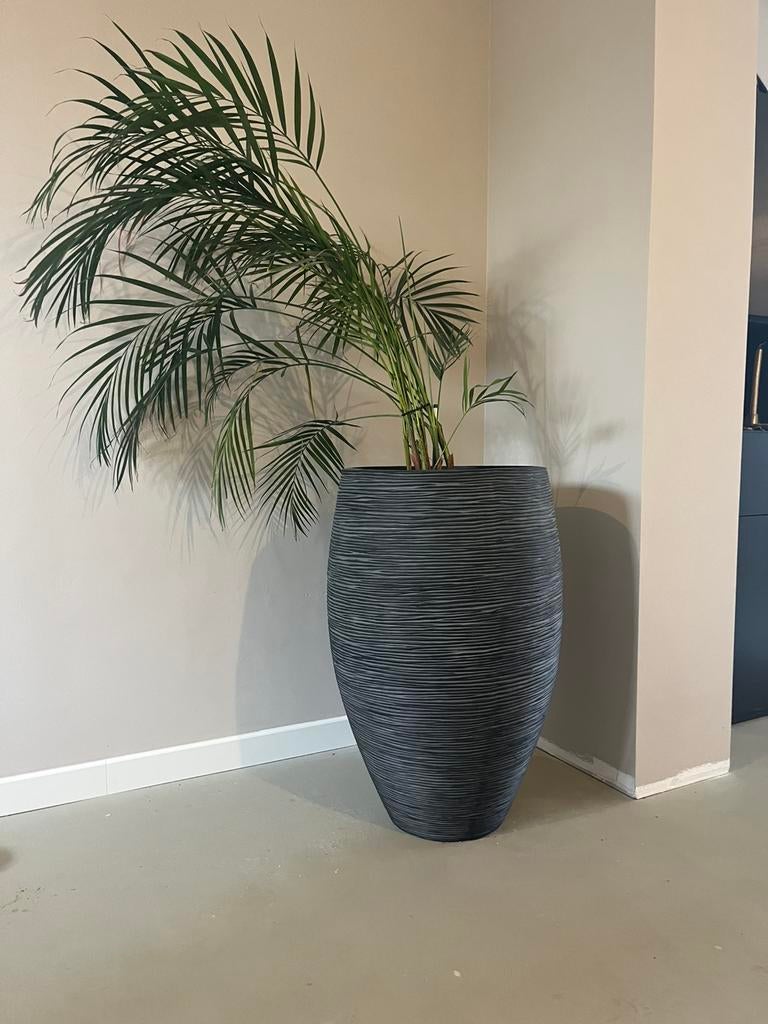 Intratuin grote bloempot De Capi Europe  Nature-Rib, Ophalen, Zo goed als nieuw