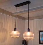 Gezellige dubbele hanglamp, Ophalen, Zo goed als nieuw, Glas, Minder dan 50 cm