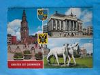 Ansichtkaart: Groningen, Groeten uit..., Ophalen of Verzenden, 1960 tot 1980, Gelopen, Groningen