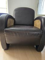 Fauteuils, Ophalen, Gebruikt, Leer, 50 tot 75 cm