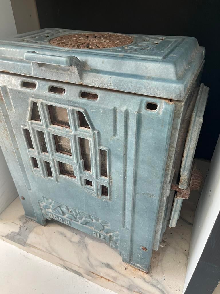Antiek Godin 312 in mooie staat, Huis en Inrichting, Kachels, Ophalen, Zo goed als nieuw, Hout, Houtkachel