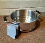 Pan stoominzetje nieuw!, Inductieplaat, Nieuw, Rvs, Ophalen