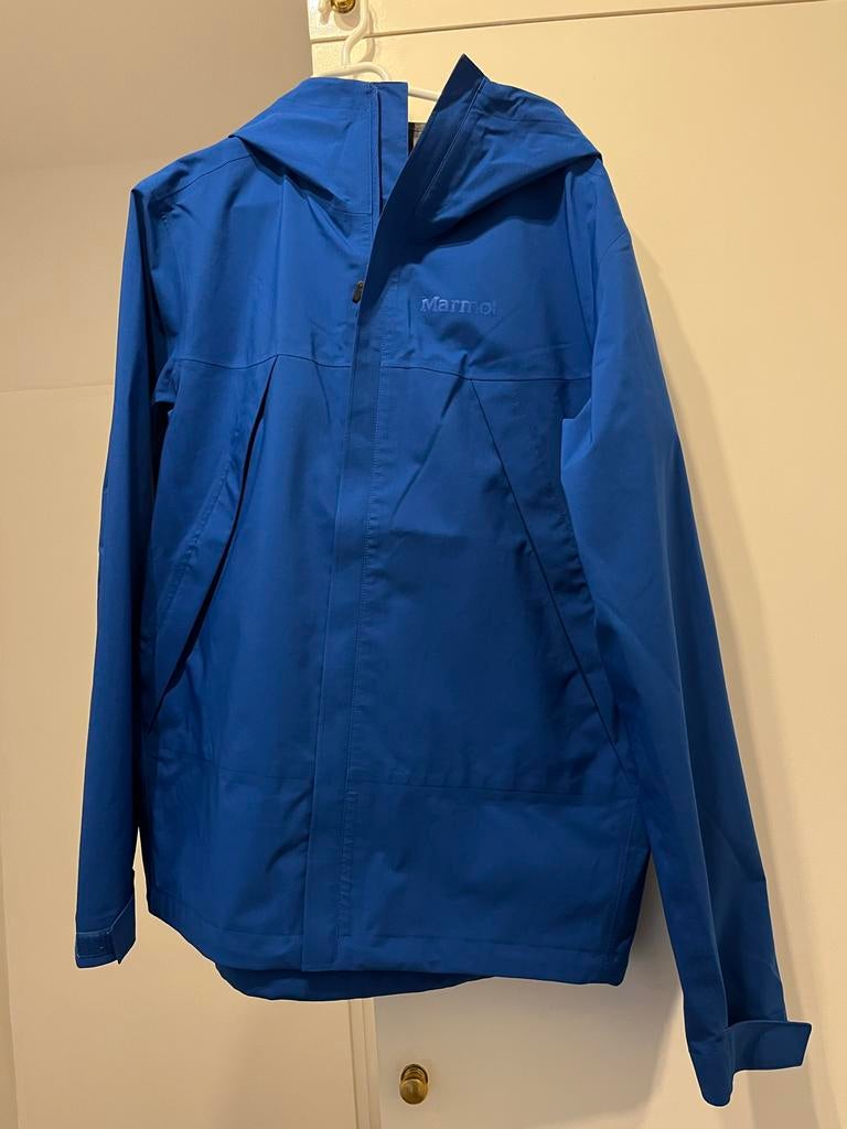 Marmot PreCip Eco functionele jas - Blauw, Ophalen of Verzenden, Zo goed als nieuw, Maat 48/50 (M), Blauw
