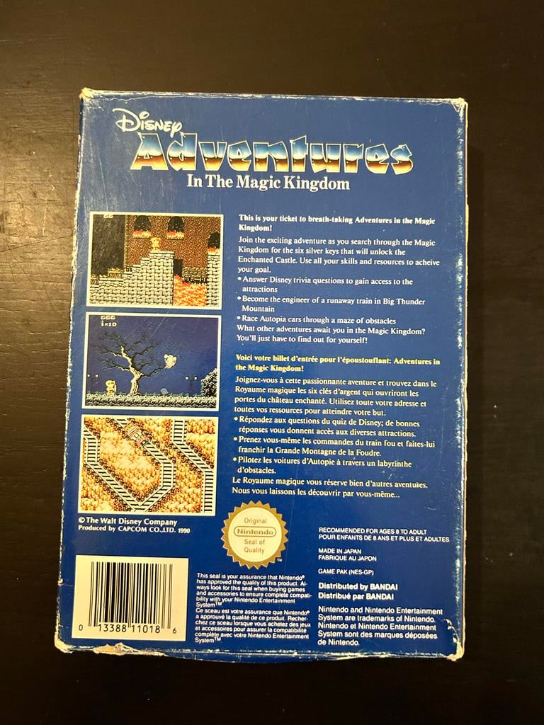 Disney Adventures In The Magic Kingdom NES, Spelcomputers en Games, Games | Nintendo NES, Avontuur en Actie, Gebruikt, 1 speler
