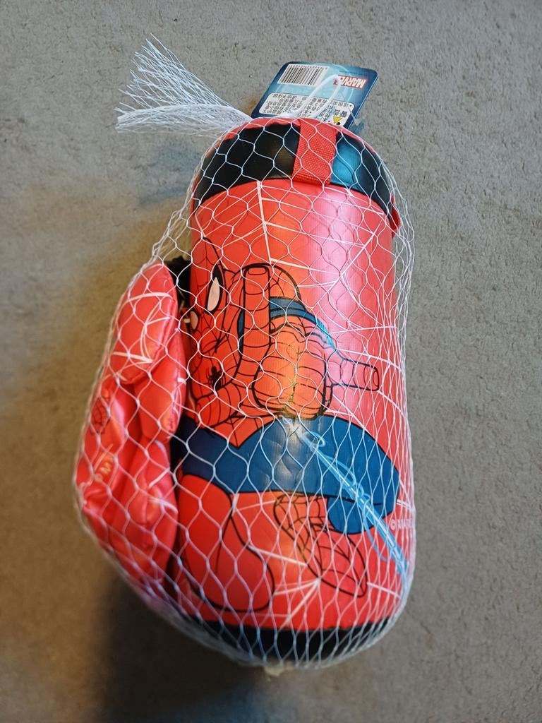 Bokszak Spider-Man met handschoenen, Ophalen of Verzenden, Nieuw, Bokszak