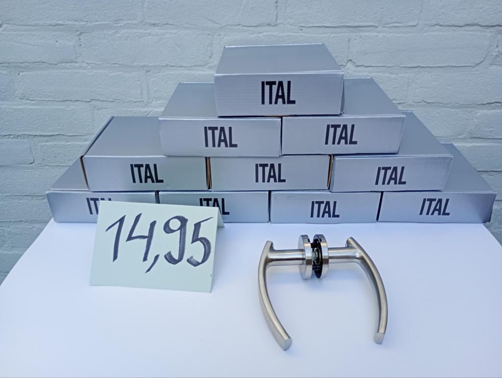 Deurkrukken Outlet - Prachtige en Voordelige Deurkrukken, Doe-het-zelf en Verbouw, Hang- en Sluitwerk, Nieuw, Klink of Kruk, Rvs