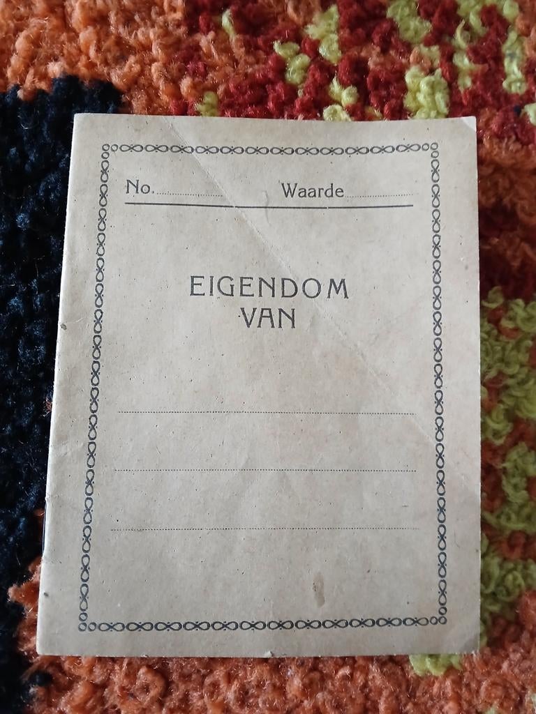 Zeldzaam duits nederlands nsb spaarzegel boekje ww2, Ophalen of Verzenden