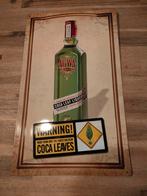 AGWA de Bolivia Coca Leaf Liqueur Reclamebord, Ophalen of Verzenden, Zo goed als nieuw, Reclamebord