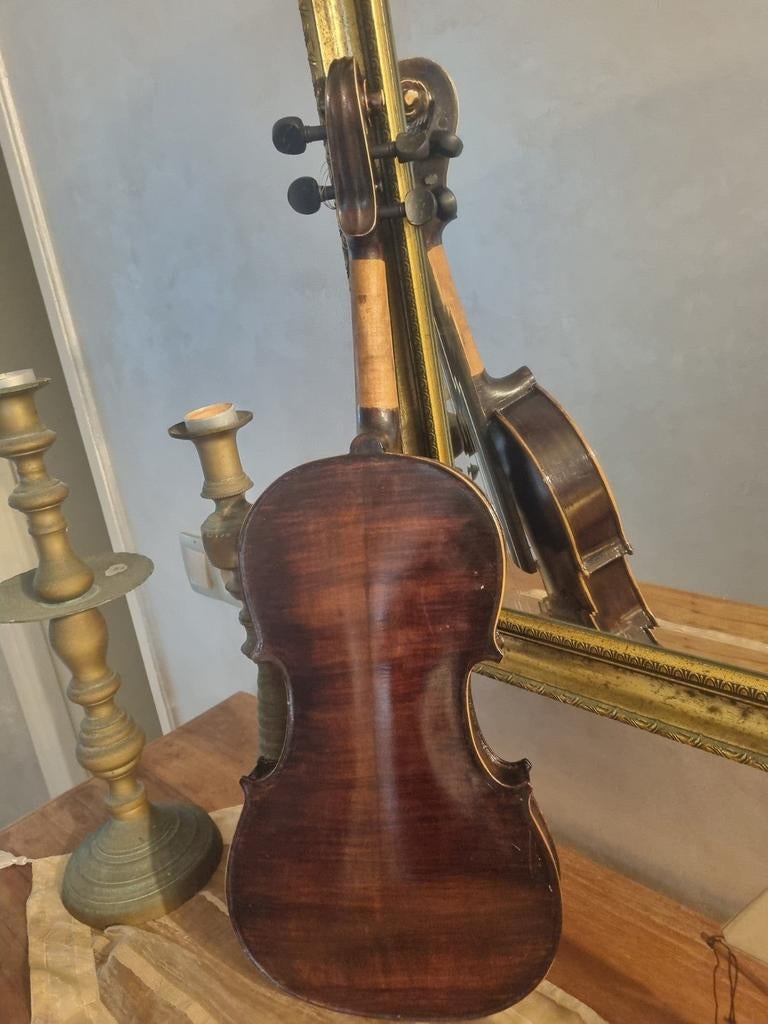 Oude Altviool met koffer en strijkstok ., Muziek en Instrumenten, Strijkinstrumenten | Violen en Altviolen, Ophalen of Verzenden