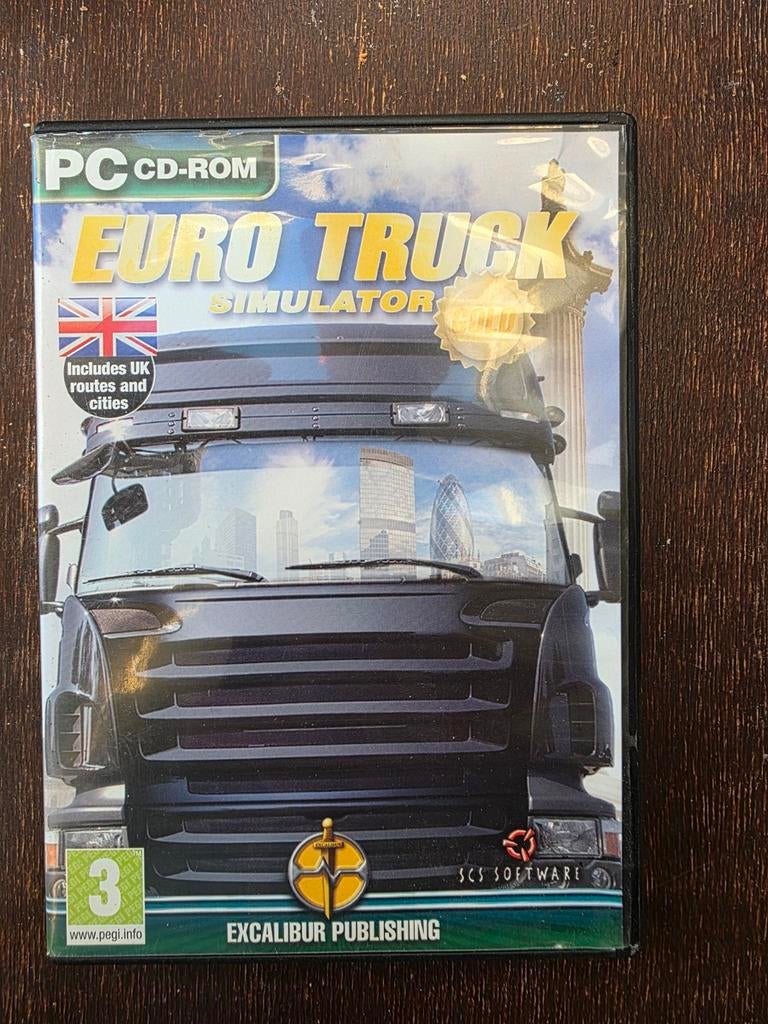 Pc game Euro Truck simulator gold, 1 speler, Ophalen of Verzenden, Zo goed als nieuw, Vanaf 3 jaar