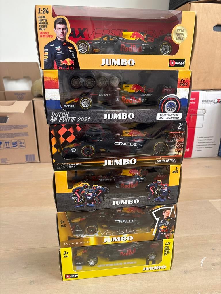 Max Verstappen Red Bull Racing Modelauto's 1:24 Collectie, Ophalen of Verzenden, Nieuw, 1:32 tot 1:50, Auto