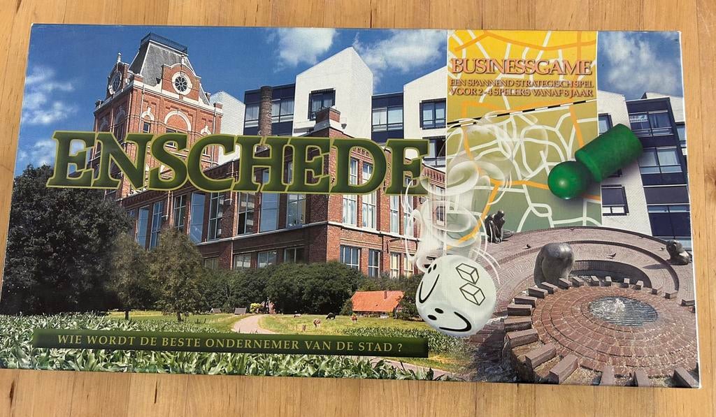 Business Game Enschede, Hobby en Vrije tijd, Gezelschapsspellen | Bordspellen, Ophalen of Verzenden, Zo goed als nieuw