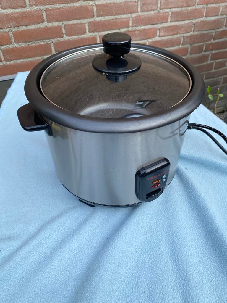 Tomado rijstkoker met stoommandje, Ophalen of Verzenden, Gebruikt