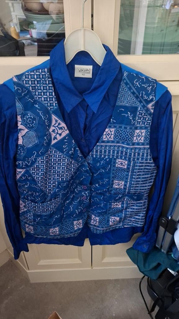 Handgemaakt Afrikaans gilet met bijpassende blouse, Kleding | Dames, Ophalen of Verzenden