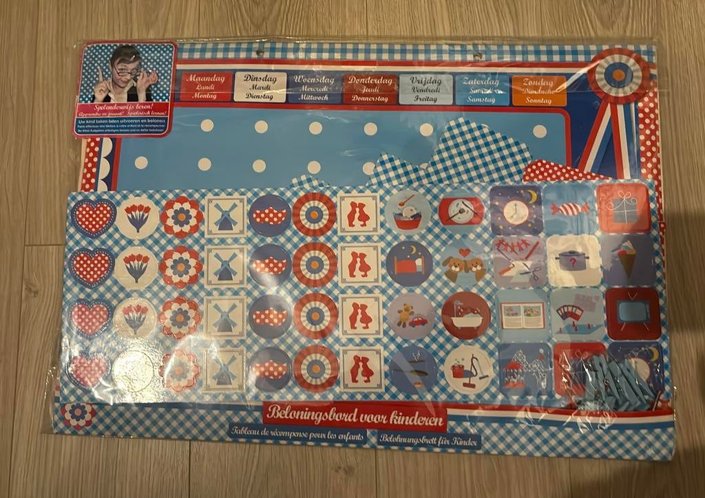 Beloningsbord voor kinderen - hollands, Kinderen en Baby's, Ophalen, Nieuw
