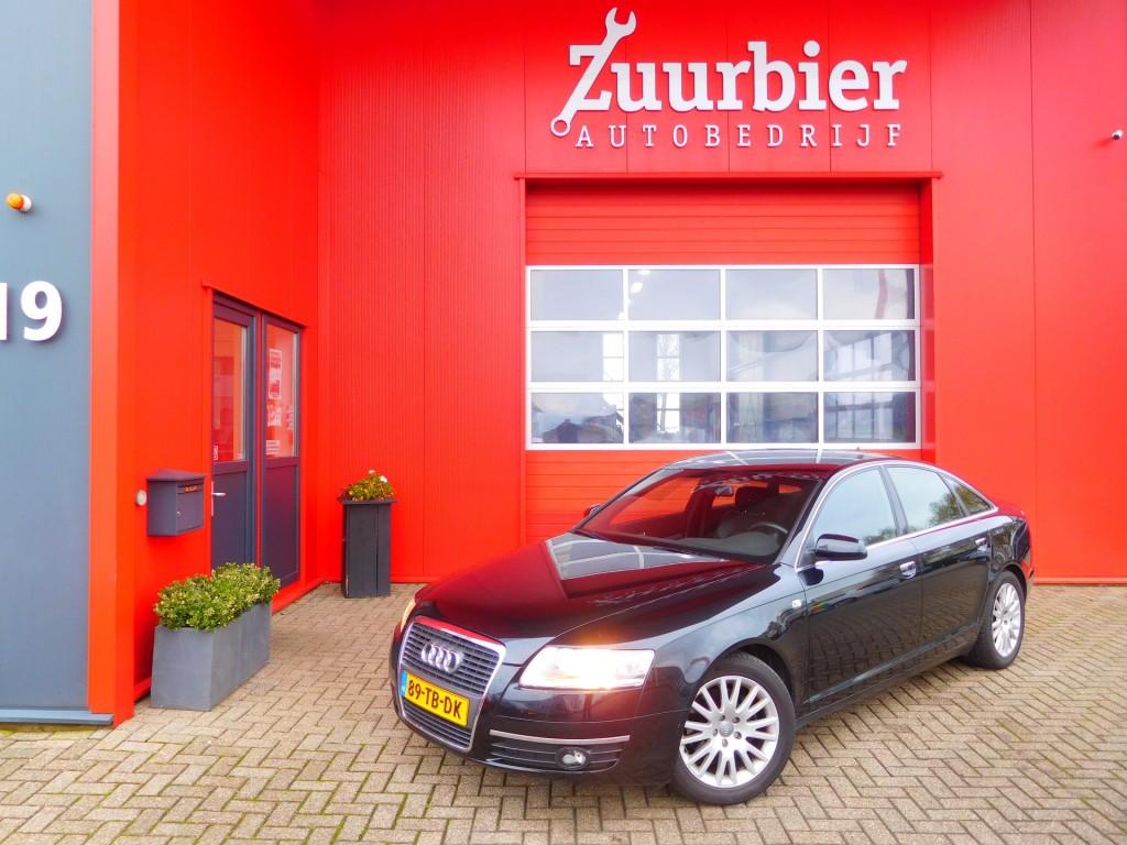 Audi A6 2.4 Pro Line Youngtimer, Auto's, Audi, Navigatiesysteem, Huisgarantie, Met garantie (alle), Zwart