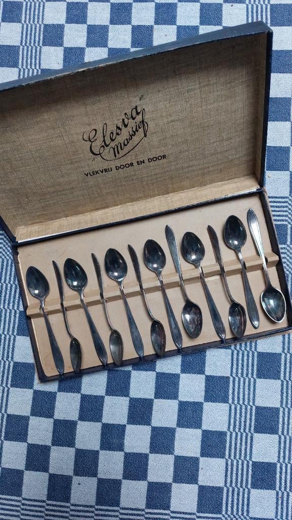 Set van 12 theelepeltjes, Ophalen of Verzenden